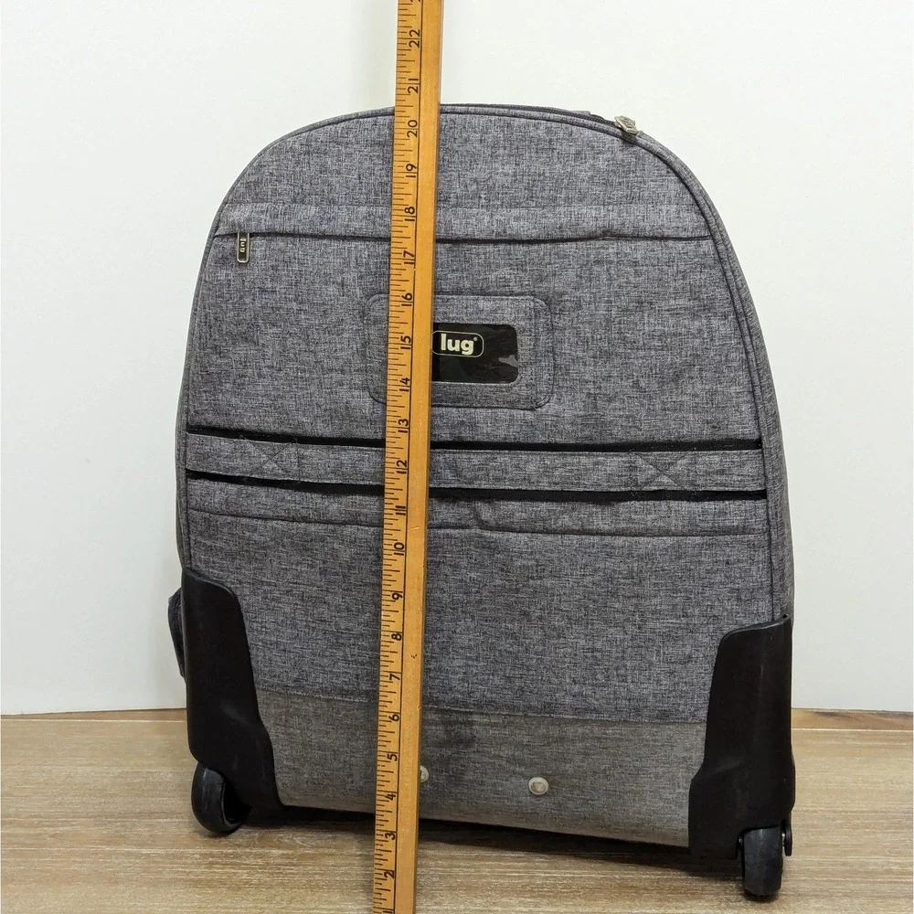 LUG Porter Wheelie Rolling Bag Travel Overnight Laptop Pockets New Old Stock